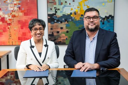 - Roselys Arias, presidenta ejecutiva y fundadora de Consultegia y y Bruno Moris Vera, socio director de negocios de Target DDI.