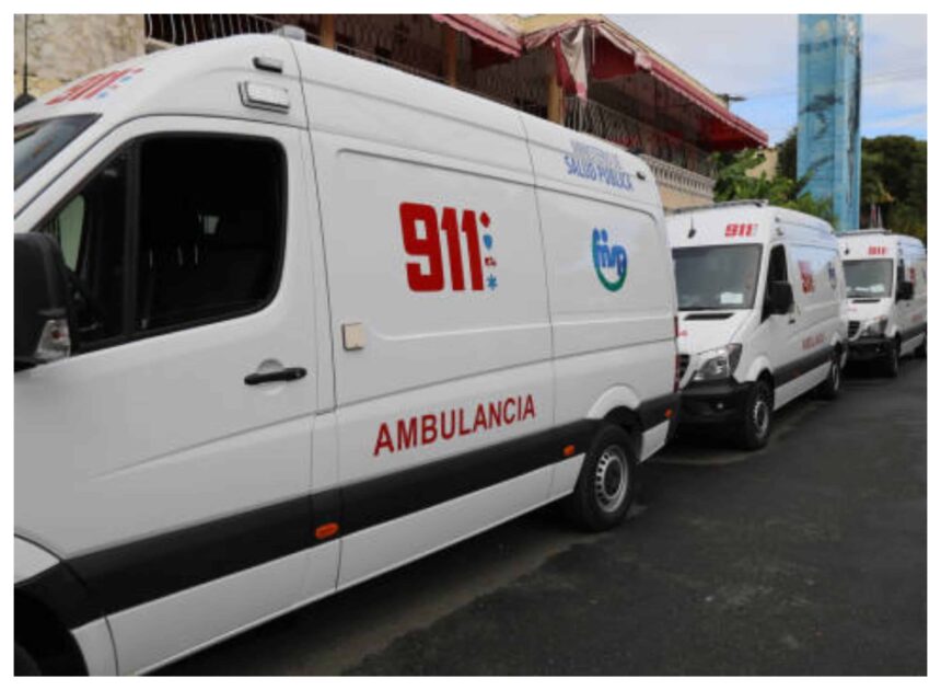 Ambulancias del Sistema 9-1-1 de República Dominicana