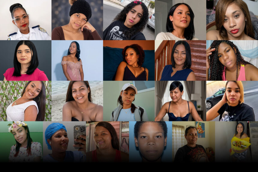 Ilustración sobre víctimas de feminicidio en República Dominicana